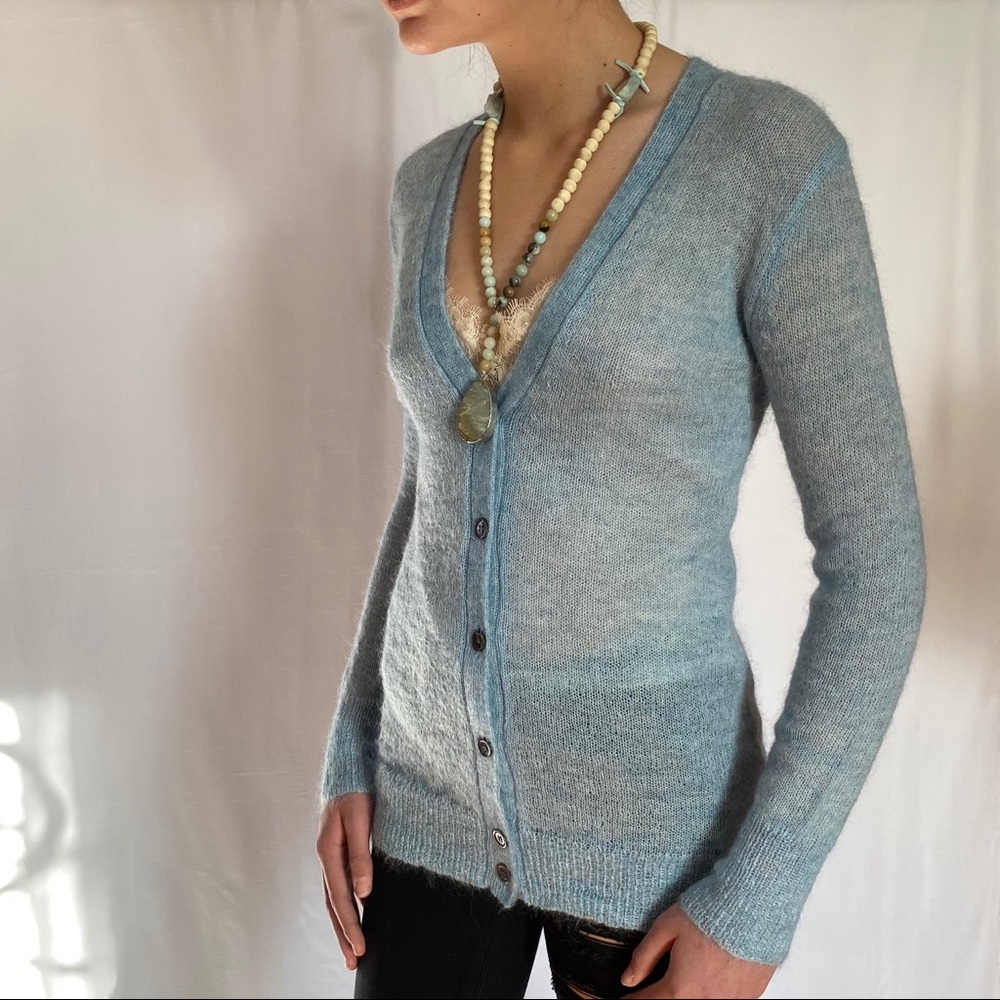 NWT JCrew Light Blue Cardigan Sweater